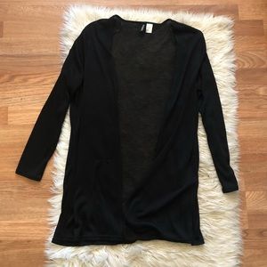 Black cardigan
